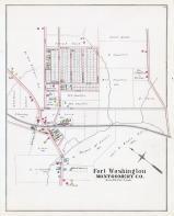 Fort Washington, North Pennsylvania Railroad 1886 Philadelphia - Bucks - Montgomery Counties